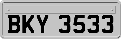 BKY3533
