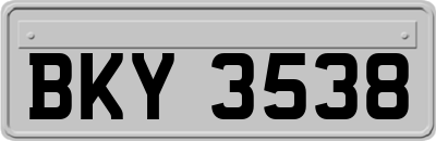 BKY3538