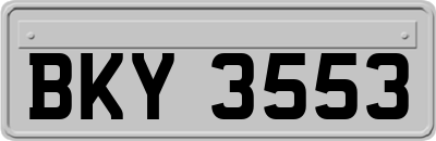 BKY3553