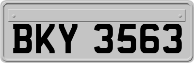BKY3563