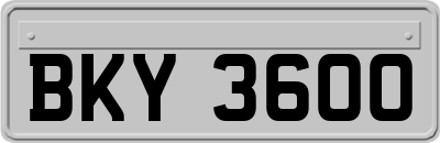 BKY3600
