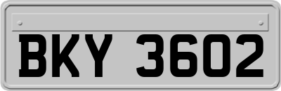 BKY3602