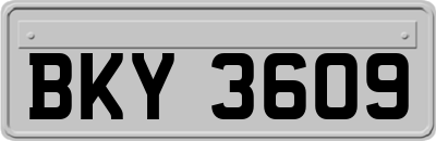 BKY3609