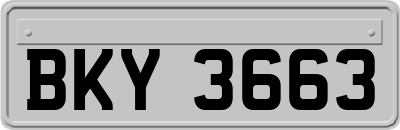 BKY3663