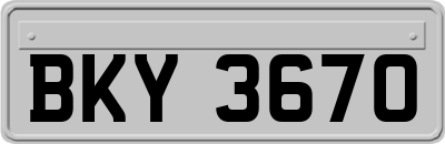 BKY3670