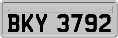 BKY3792