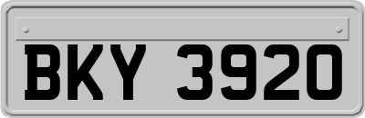 BKY3920