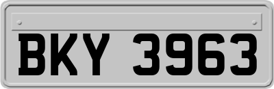 BKY3963