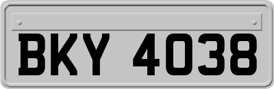 BKY4038