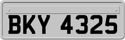 BKY4325
