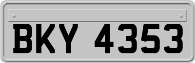 BKY4353