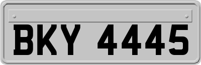 BKY4445