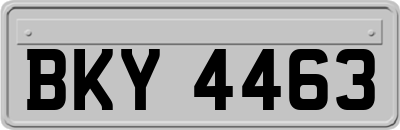 BKY4463