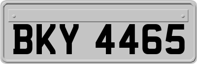 BKY4465