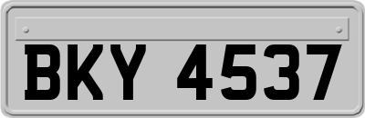 BKY4537