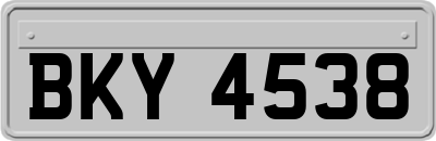 BKY4538