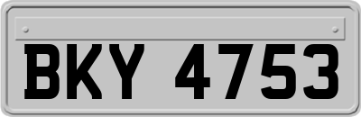 BKY4753