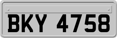 BKY4758