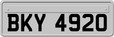 BKY4920