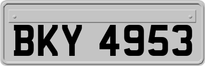 BKY4953