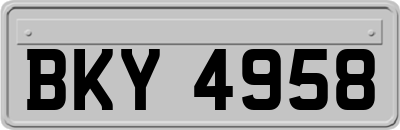 BKY4958