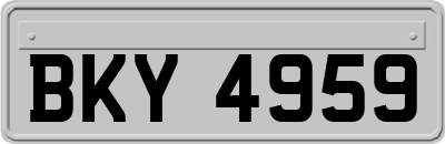 BKY4959