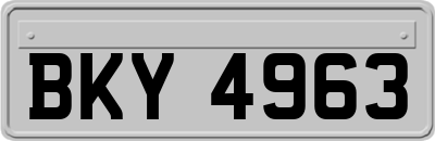 BKY4963