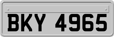 BKY4965