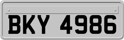 BKY4986