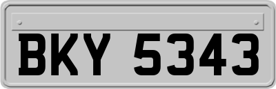 BKY5343