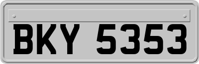 BKY5353