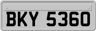 BKY5360