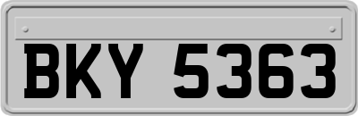 BKY5363