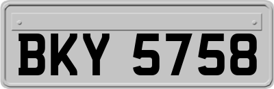 BKY5758