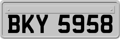 BKY5958