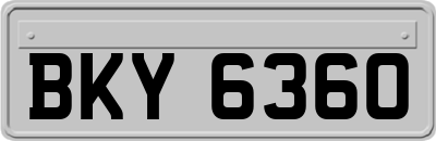 BKY6360