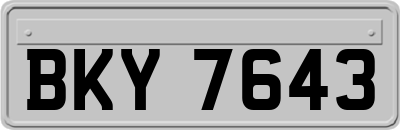 BKY7643