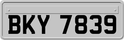 BKY7839