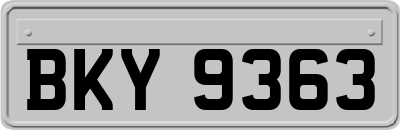 BKY9363