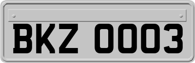 BKZ0003