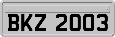BKZ2003