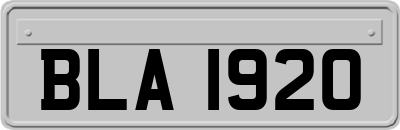 BLA1920