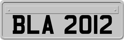 BLA2012