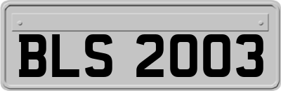 BLS2003