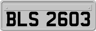 BLS2603