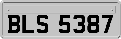 BLS5387