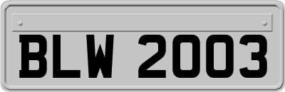BLW2003