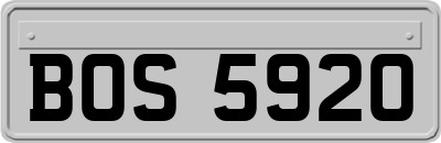 BOS5920