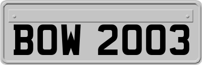 BOW2003