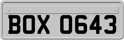 BOX0643